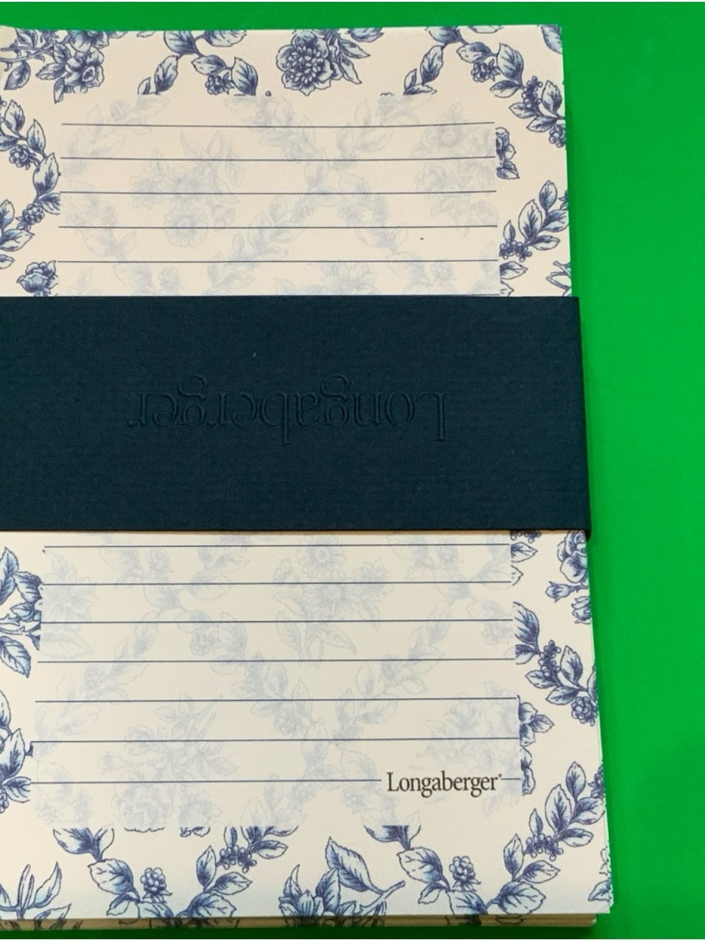 Vintage Longaberger 6 X 4  Stationery Notepaper